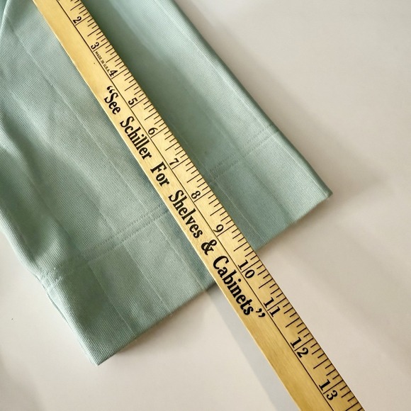 Adidas Originals Men's Large Baseball Style Snap Front Jersey Shirt Mint Green - Picture 9 of 9